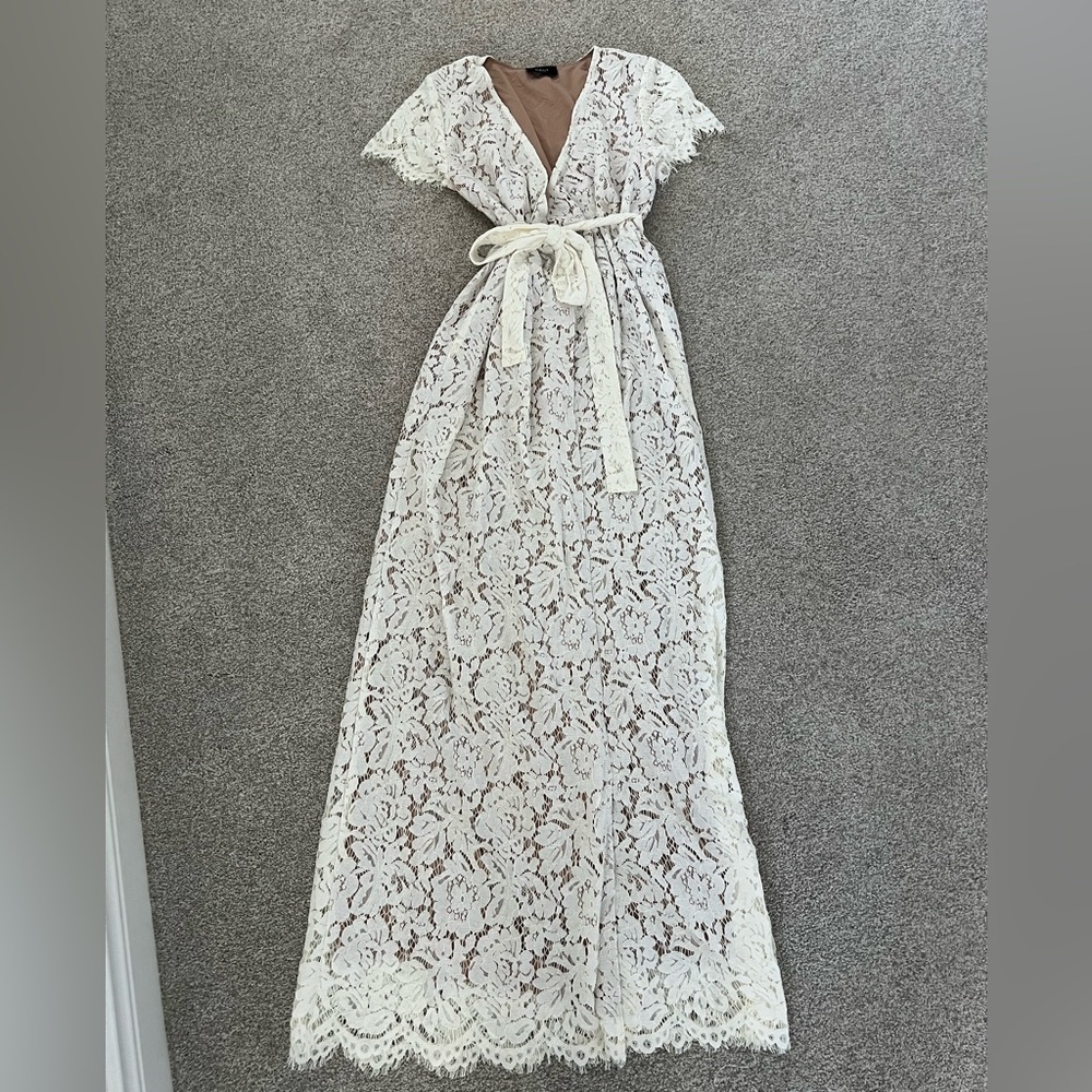 Vici Lace Wrap Maxi Dresss